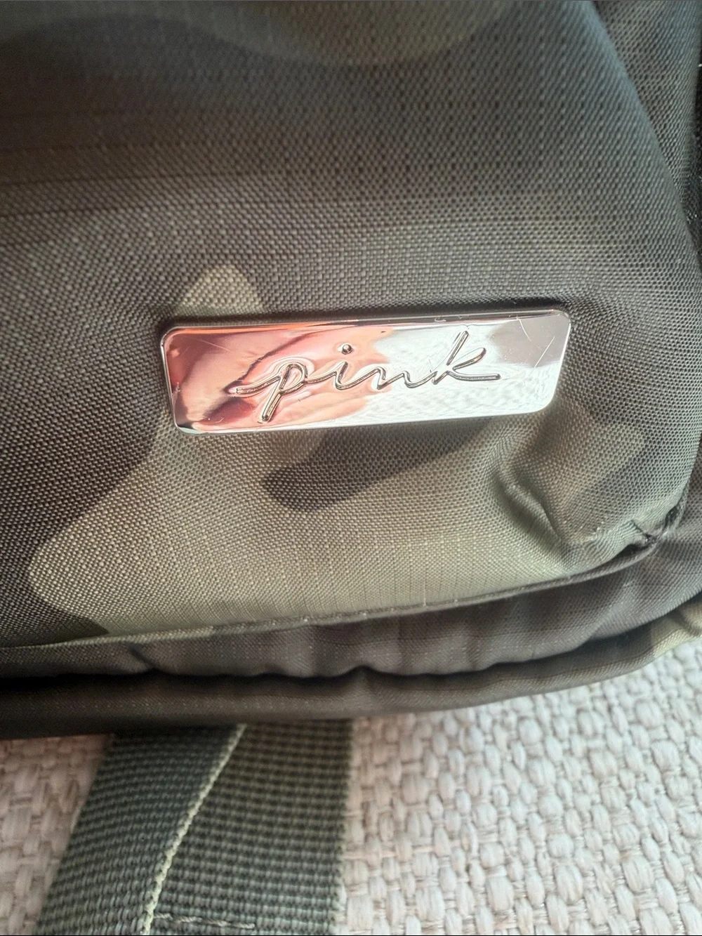 PINK Victorias Secret compact olive